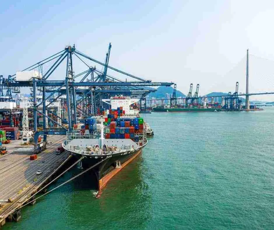 Panorama porto e argani